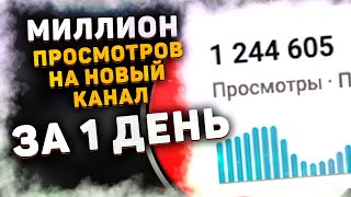 Миллион просмотров в день на новый YouTube канал? Легко!