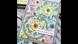 Unity Quick Tip: Ink Smooshed & Spotlight Colored Floral Background