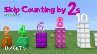 Skip Counting by 2s Song | Learn to Count |  Minecraft Numberblocks screenshot 3