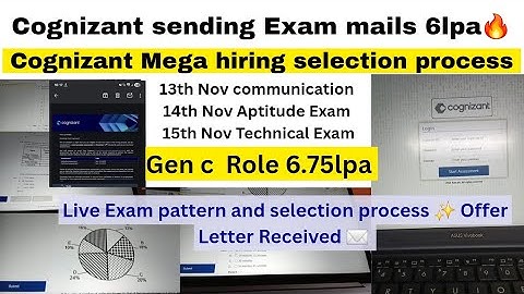 cognizant communication assessment 2025|cognizant aptitude assessment |cognizant gen c Role 6.75lpa 