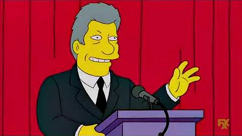 Bill Clinton on The Simpsons