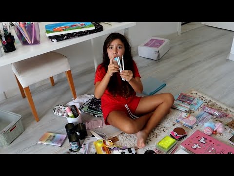 Çalışma Masamı Ve Odamı Düzenliyorum - Okul İçin  Çalışma Odamda Temizlik Günü 😍- Eğlenceli Video