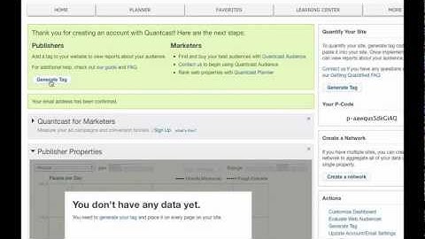 How to Install Quantcast into a Website | NewMediaWorkshop.TV