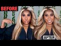 EASY! BIG BOMBSHELL CURLS ON HIGHLIGHTED WIG  | ZEL LEWIS