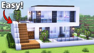 Minecraft: Best Modern House Tutorial🏠