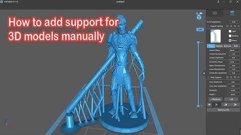 How To Add Support For 3D Models Manually