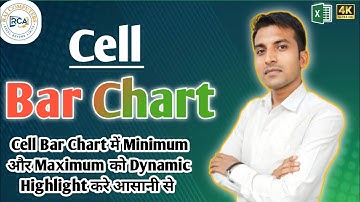 How to create cell bar chart in excel || Raj Computers | Raj sir