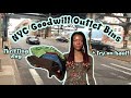 thrift with me at the NYC goodwill outlet bins! (& try on haul)