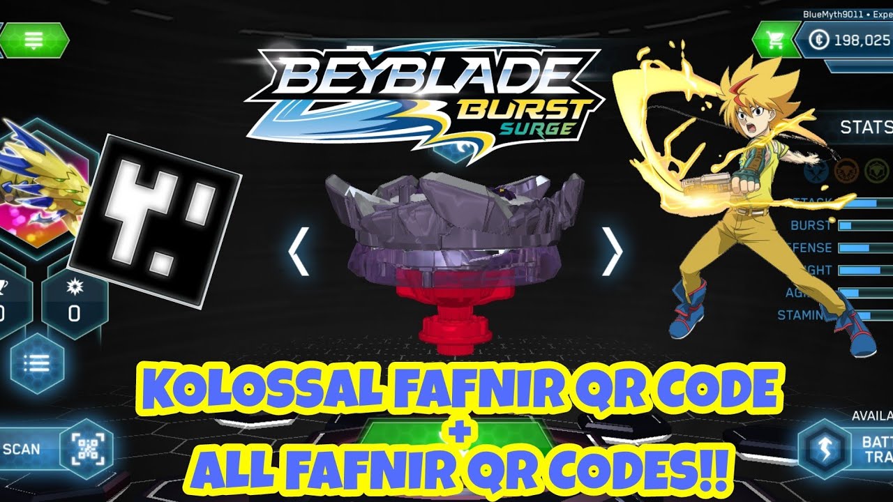 Mirage Fafnir Beyblade QR Code