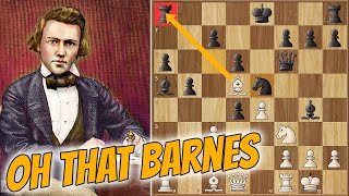 Finally, Morphy Goes for Morphy Defense! || Barnes vs Morphy (1858)