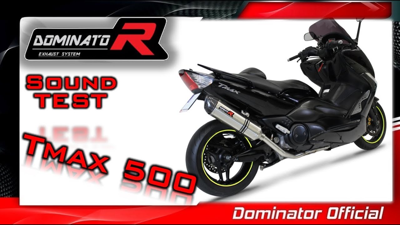 Yamaha TMax 500 2008 🔥 Pure Sound 🔊 Dominator Exhaust System 🎧 HQ Sound  🇵🇱 ⚡Exhaust Compilations 