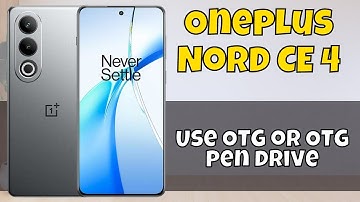 Oneplus Nord CE 4 Enable OTG || How to Use OTG or OTG pen drive