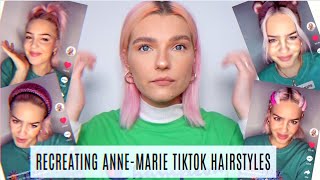 RECREATING ANNE-MARIE'S FAVOURTIE HAIRSTYLES FROM TIKTOK?? | Hair Tutorial | LoveFings