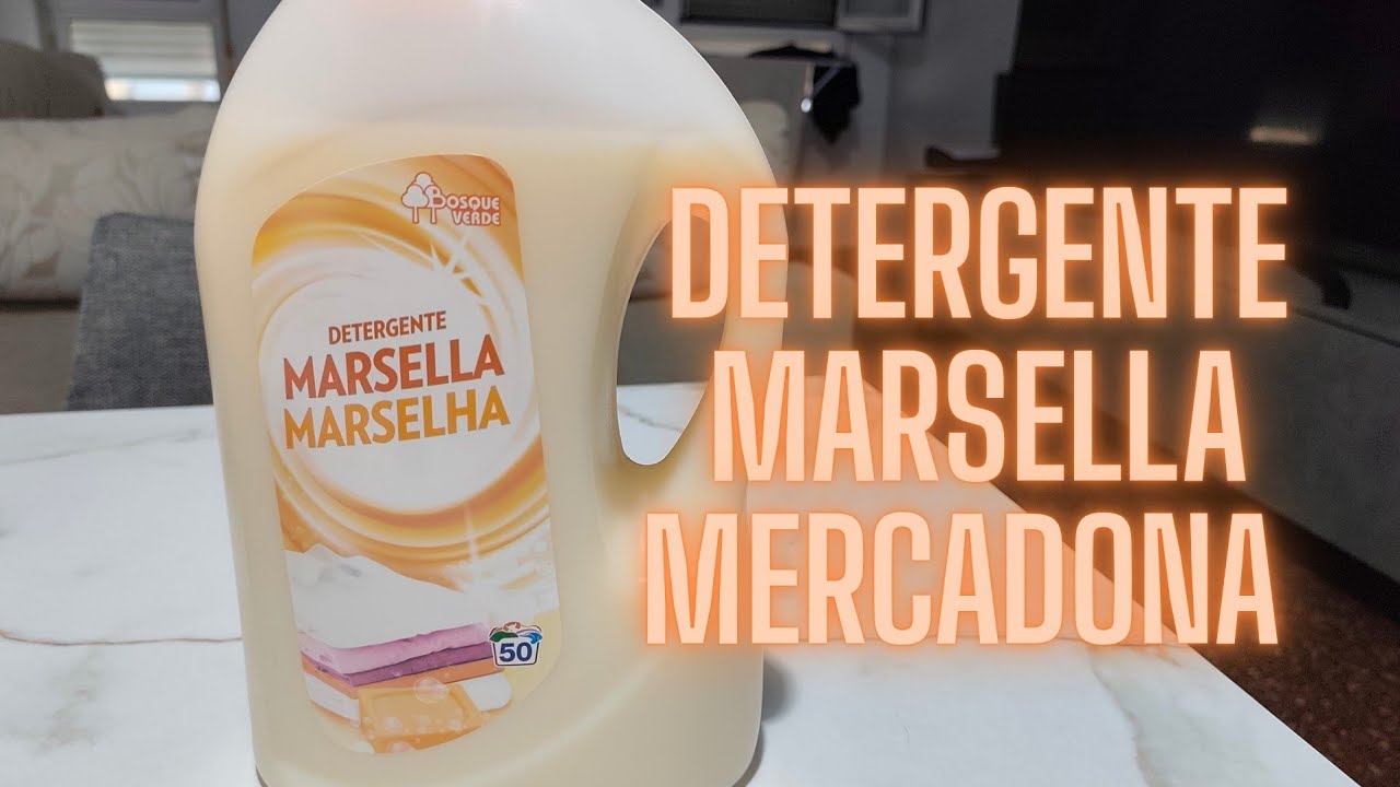 ✅ PROBANDO EL DETERGENTE DE MARSELLA LÍQUIDO MERCADONA