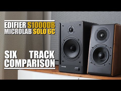 Microlab Solo 6C vs Edifier S1000DB  ||  6-Track Comparison