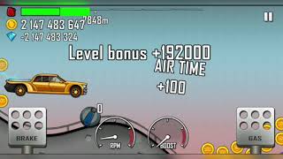 Hill climb racing MOD | unlimited coins + gems | Highest score ever | Non stop playing