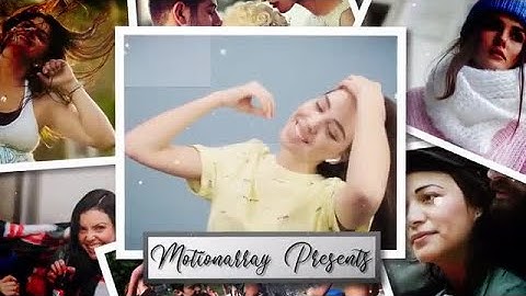 Polaroid Photo Slideshow After Effects Templates