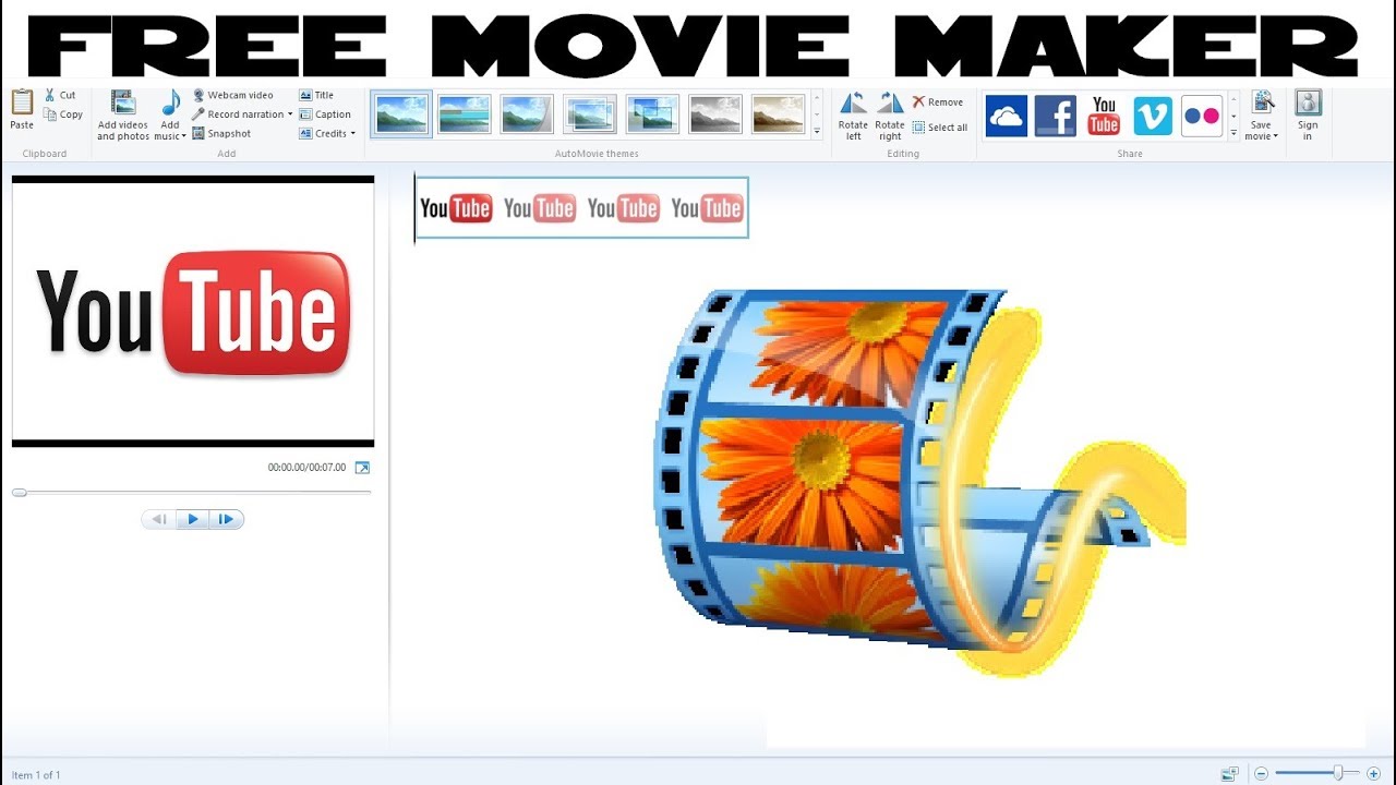 Windows Live Movie Maker  Microsoft Corporation  Free