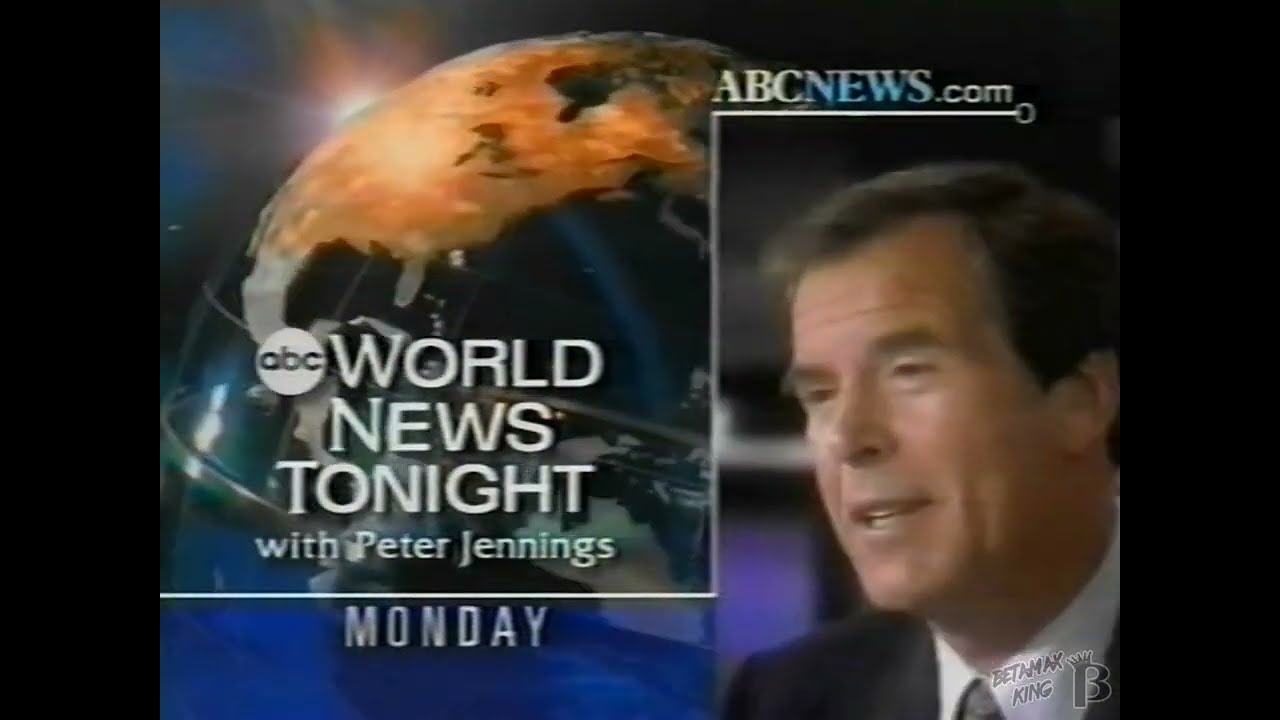 ABC World News Tonight Promo Peter Jennings YouTube