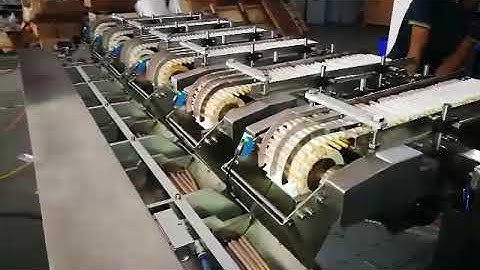 China TFD-ZT300 Automatic counting loading machine -- breadstick video!