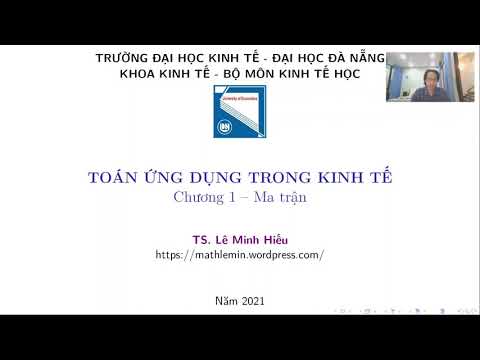 Video Bài tập chương 1 || Ma trận || Tìm hạng của một ma trận - youtube