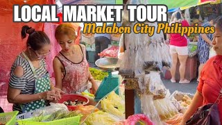 Philippines’ local Market tour at Malabon Central Market [4k] walking tour