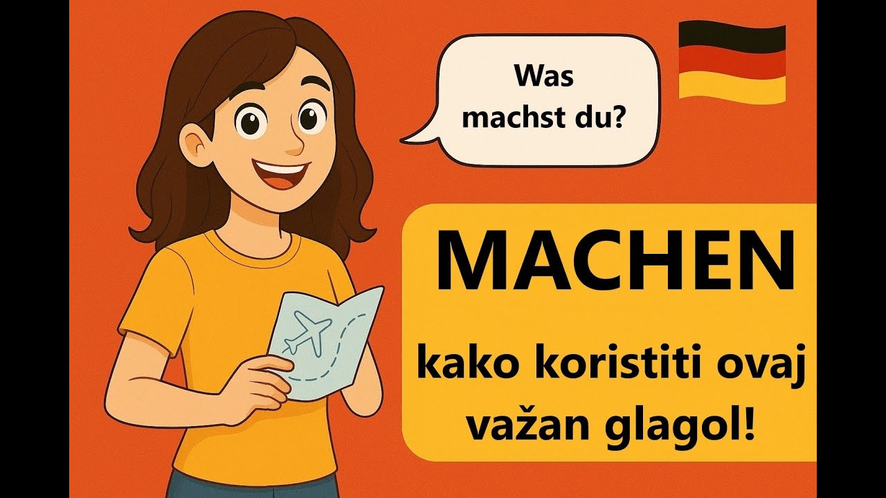 Glagol MACHEN 🇩🇪 – jedan od najčešćih glagola u njemačkom! | Njemački A1