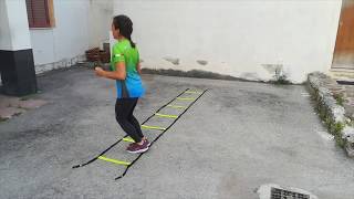 Passologico - Allenamento con speed ladder "scaletta" - Esercizi di coordinazione #42
