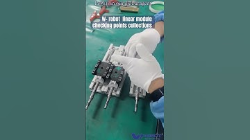 w-robot linear module checking points collections#linearmotor #linearstage #manufacturing