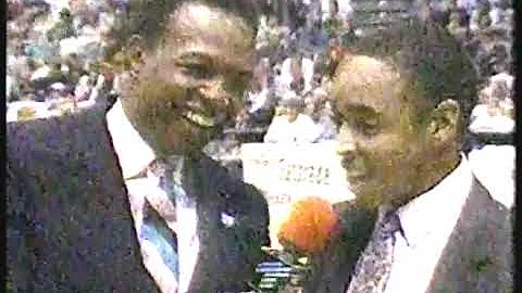 NBA - 1987 - WTBS Charlie Neal Interviews Past Sla...