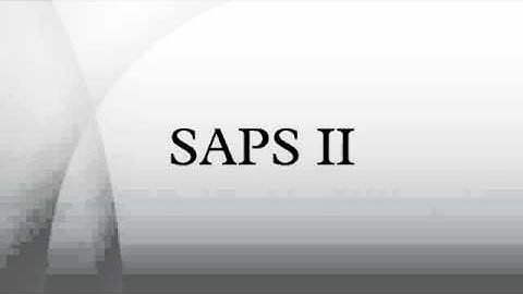 SAPS II