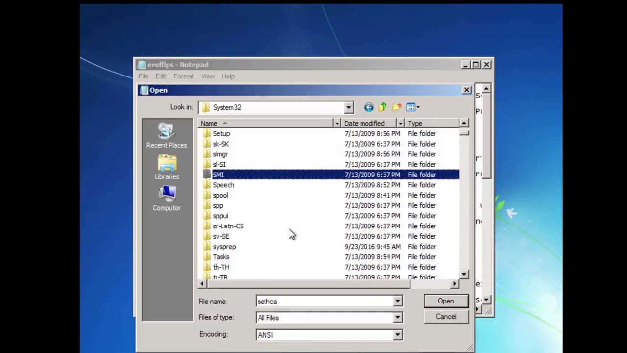 HOW TO HACK WINDOWS 7 . - YouTube