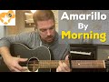 Amarillo By Morning | George Strait | Beginner Guitar Lesson