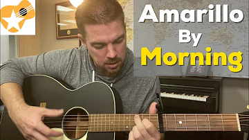 Amarillo By Morning | George Strait | Beginner Guitar Lesson