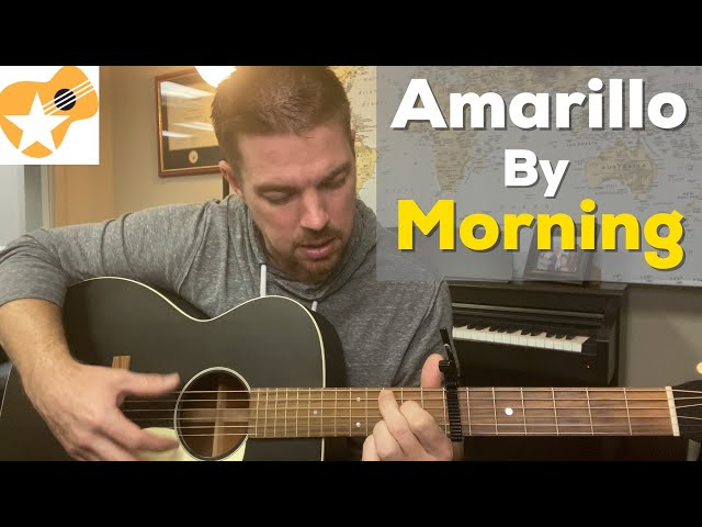 Amarillo By Morning | George Strait | Beginner Guitar Lesson class=