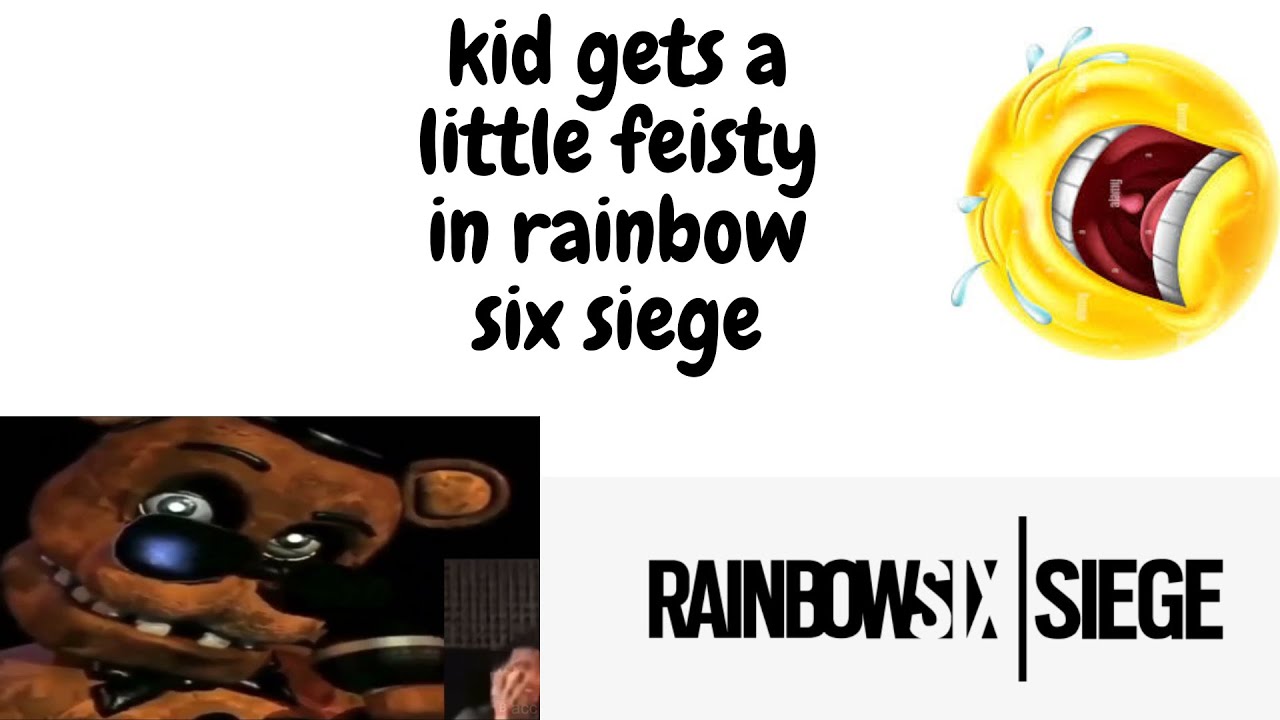 kids gets a little feisty in rainbow six siege - YouTube