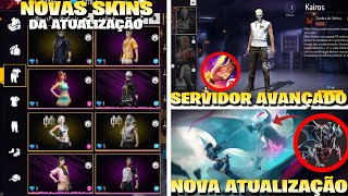 NOVO SERVIDOR AVANÇADO OB44!! NOVAS SKINS LENDÁRIAS, NOVO PERSONAGEM, DRAGÃO NA RANK, NOVIDADES FF