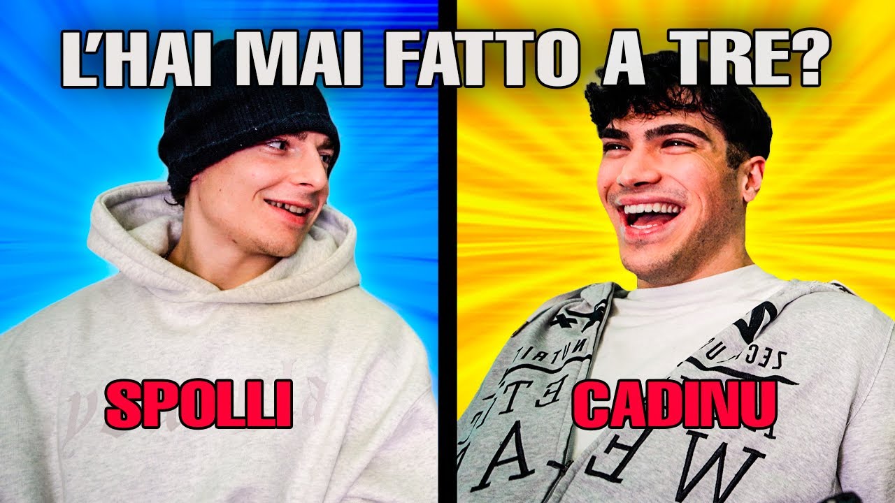 INTERVISTA DOPPIA con ​⁠@leonardo spolli | “L’avete mai fatto a tre?”