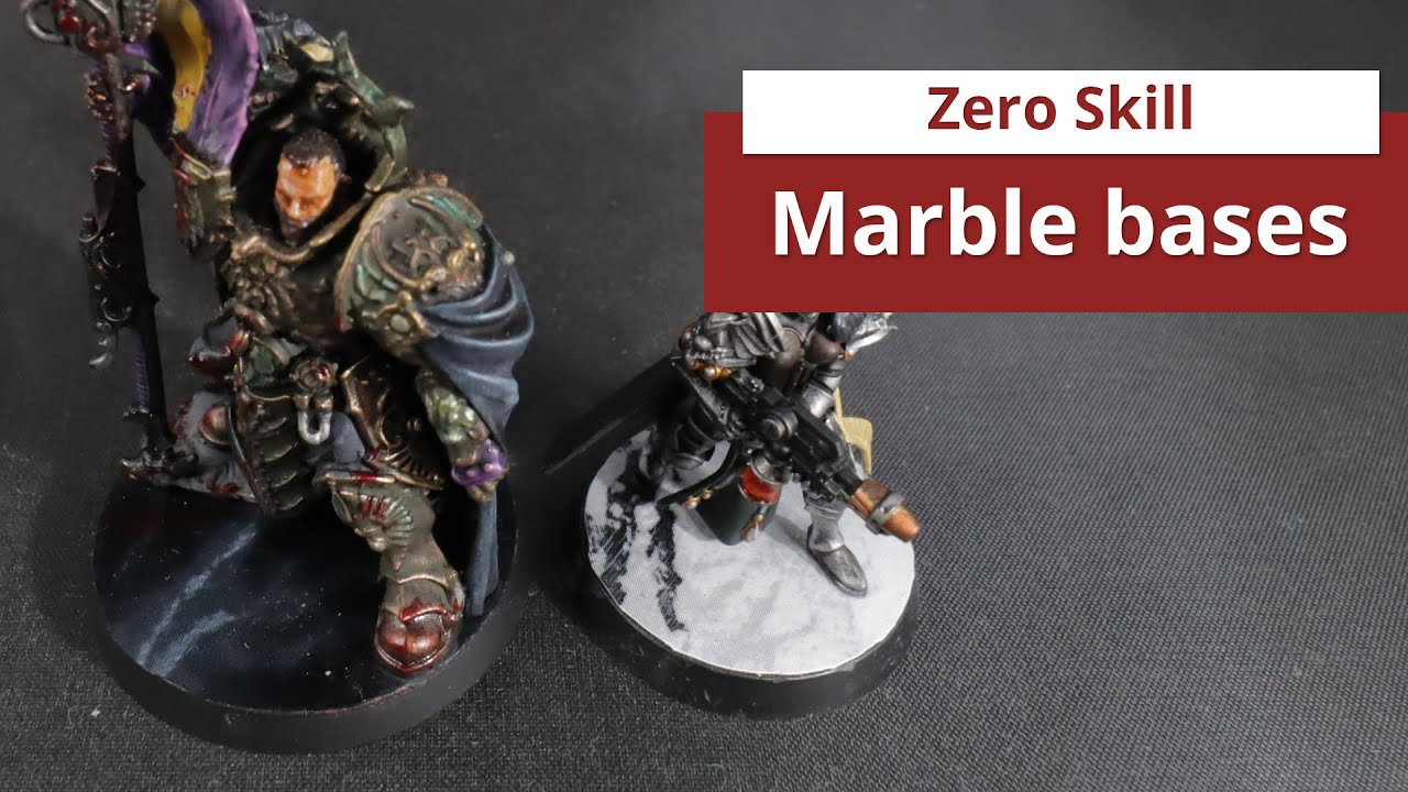 How to paint marble on miniature terrain - Ironheart Artisans