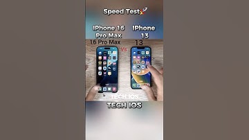 iPhone 16 Pro Max vs iPhone 13 Speed Test ⚡ | A Leap in Performance? #shorts #viralvideo