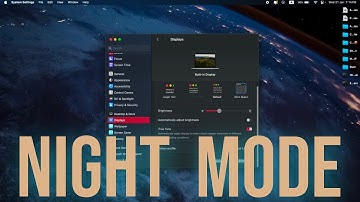 How to Turn On the Night Shift Mode on Mac 2024