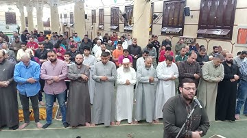 صلاة التهجد ليله 27 رمضان 1443بمسجد الفاروق بشربين آيات من سورة النحل 2022
