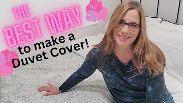 BEST WAY TO SEW A DUVET COVER