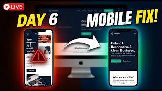 WordPress Course Day 6 🔴 | Responsive Website Design (Mobile + Desktop)