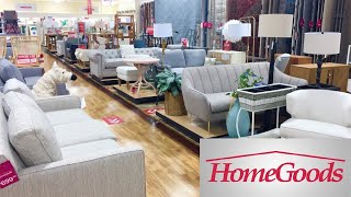 HOMEGOODS FURNITURE SOFAS COUCHES CHAIRS TABLES HOME DECOR SHOP WITH ME SHOPPING STORE WALK THROUGH