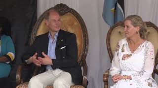 Earl And Countess Of Wessex Visit Saint Lucias Schools