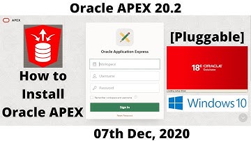How to Install Oracle APEX 20.2 | DB 18c [Pluggable] | ORDS 20.3