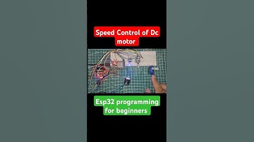 Dc motor speed control using pwm signal#arduino#viral#esp32project#arduinoproject