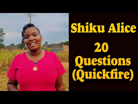 SHIKU ALICE | 20 QUESTIONS (QUICKFIRE) (G-Bluster)