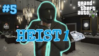 GTA5: The Jewel Store Job Heist/The Long Stretch #5